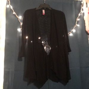 Light Weight Lace Back Shrug